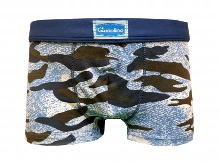 Gasolino boxerky chlapecké maskáč 2583 tmavě modré 
